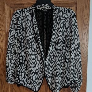 Torrid chiffon blazer